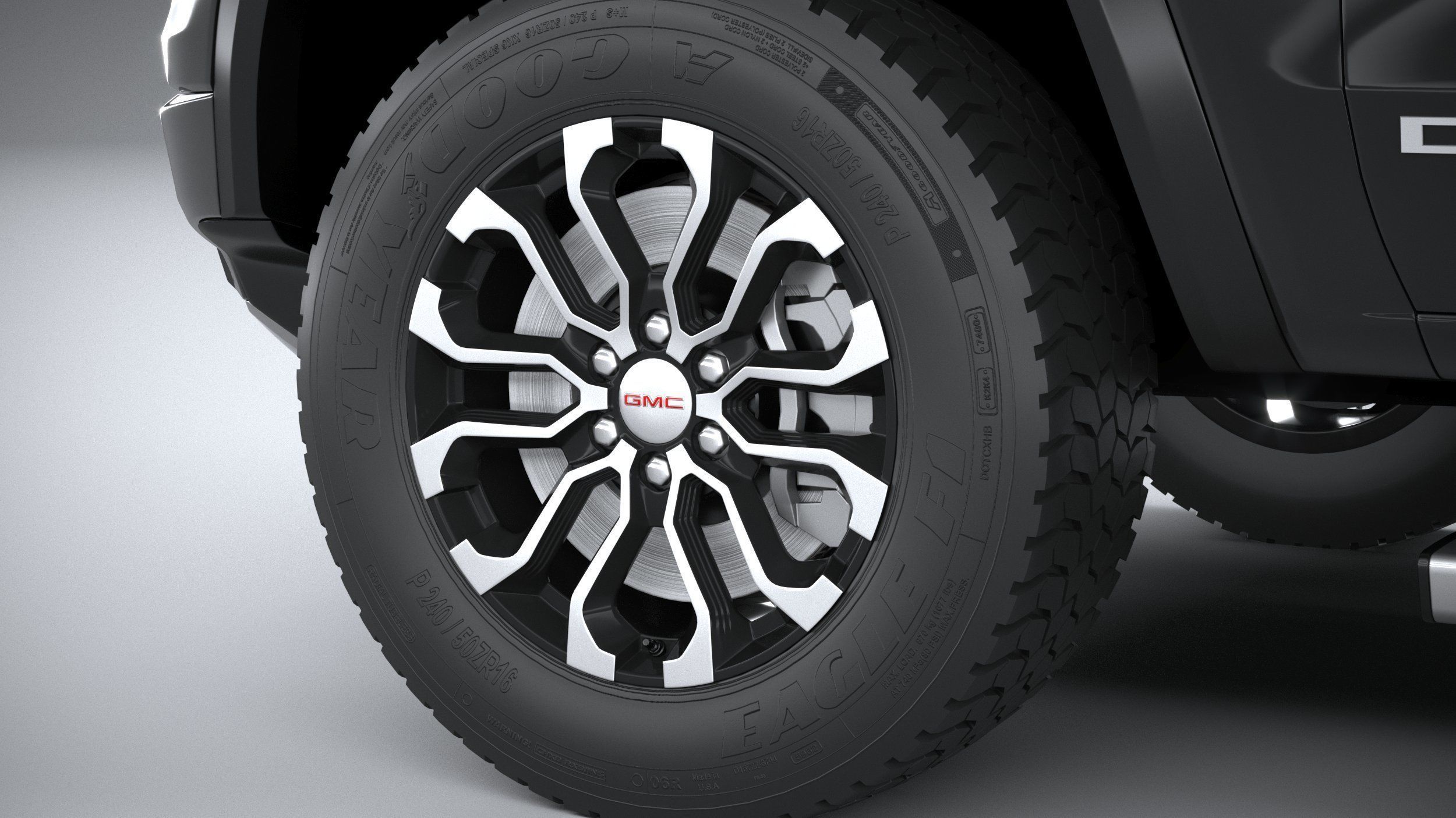 GMC Canyon Denali 2023 3D model_16