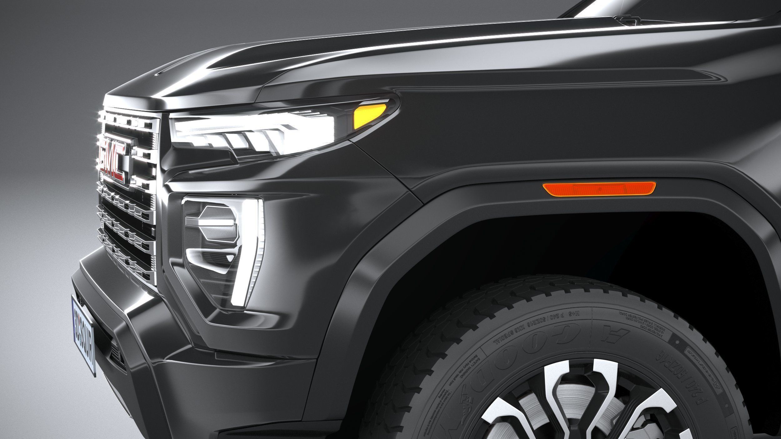 GMC Canyon Denali 2023 3D model_3