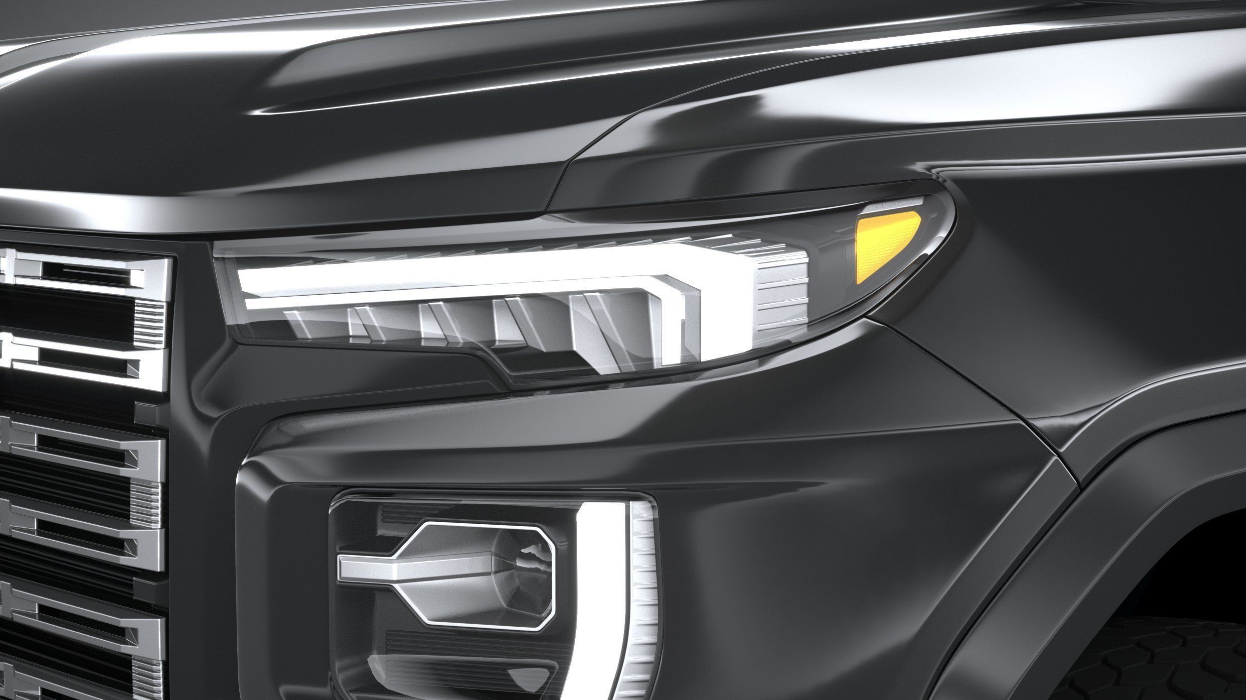 GMC Canyon Denali 2023 3D model_14