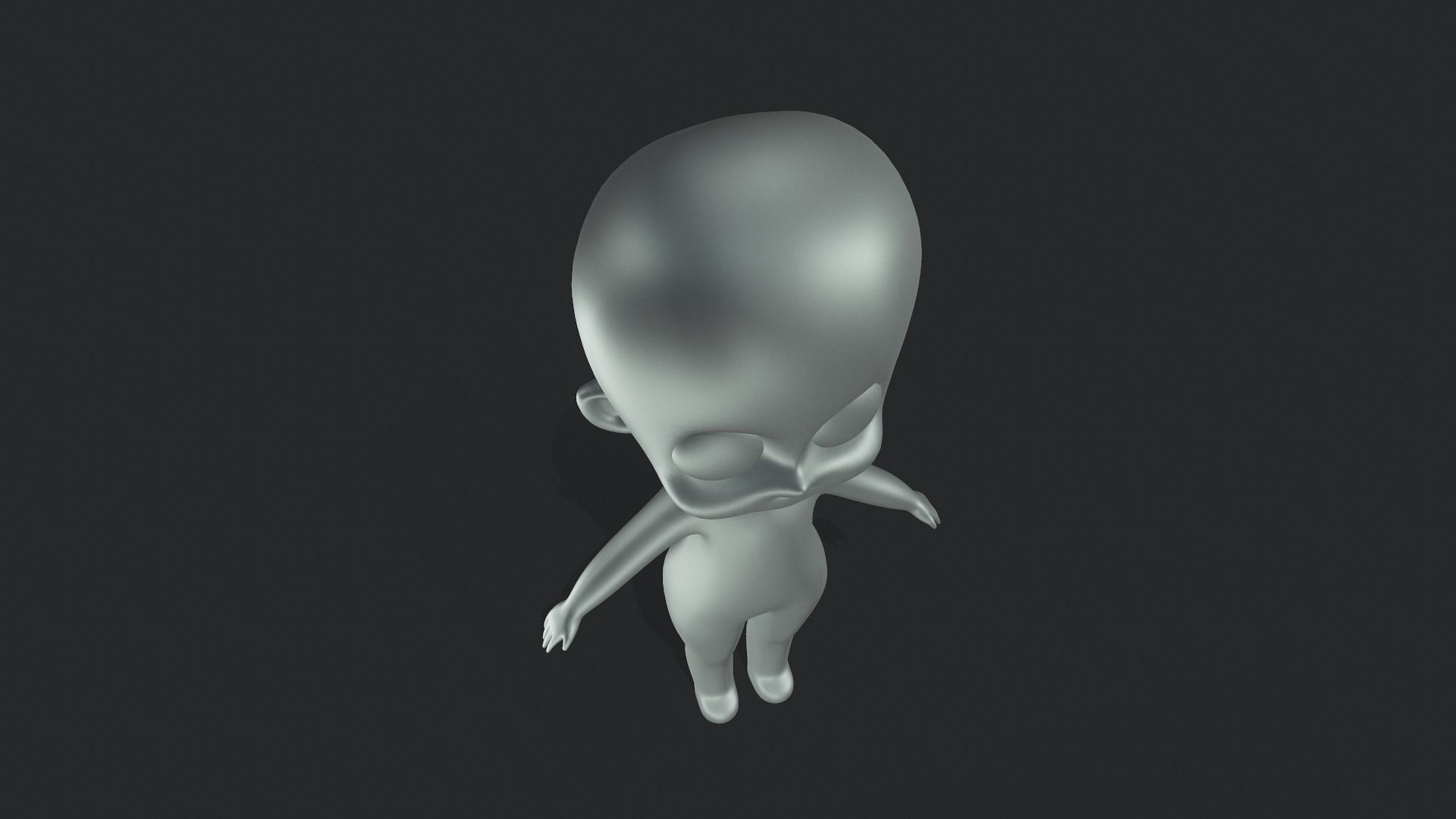 Chibi Base Character - Tutorial Included 3D model_7
