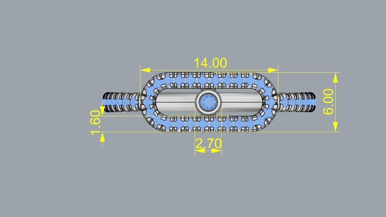  moving  ring  3D print model_6