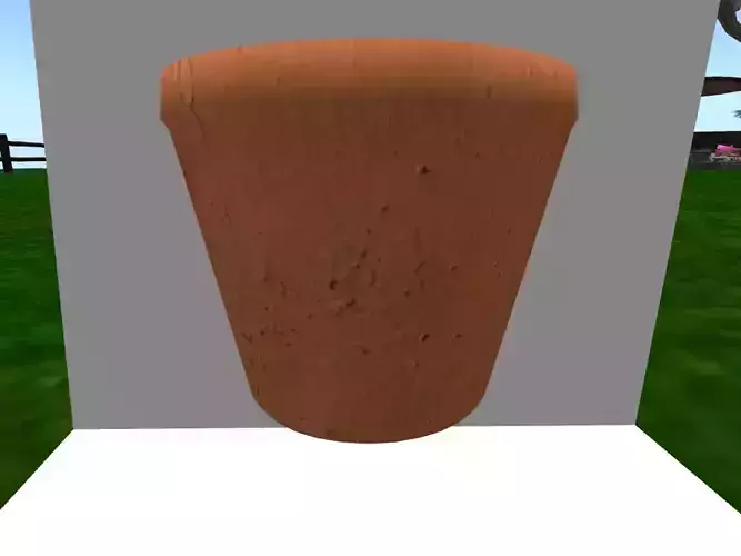 flowerpot two wooden bowls with light in middle