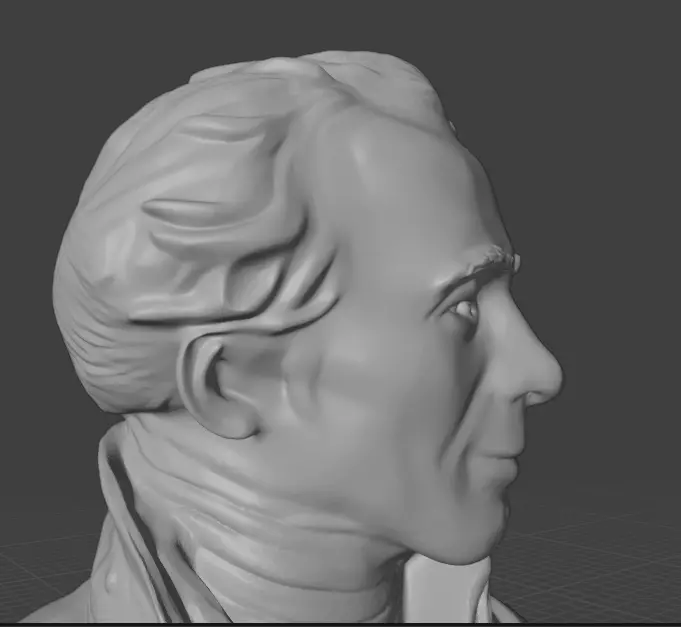 Pierre Simon Laplace 3D print model_16