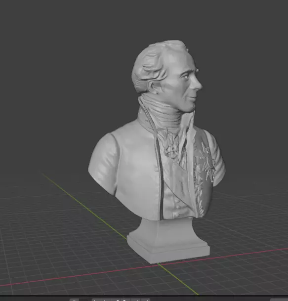 Pierre Simon Laplace 3D print model_3