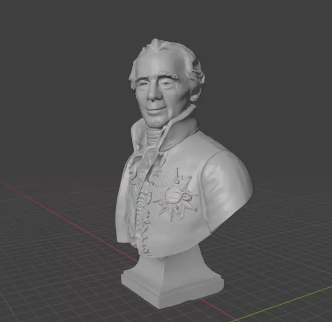 Pierre Simon Laplace 3D print model_13