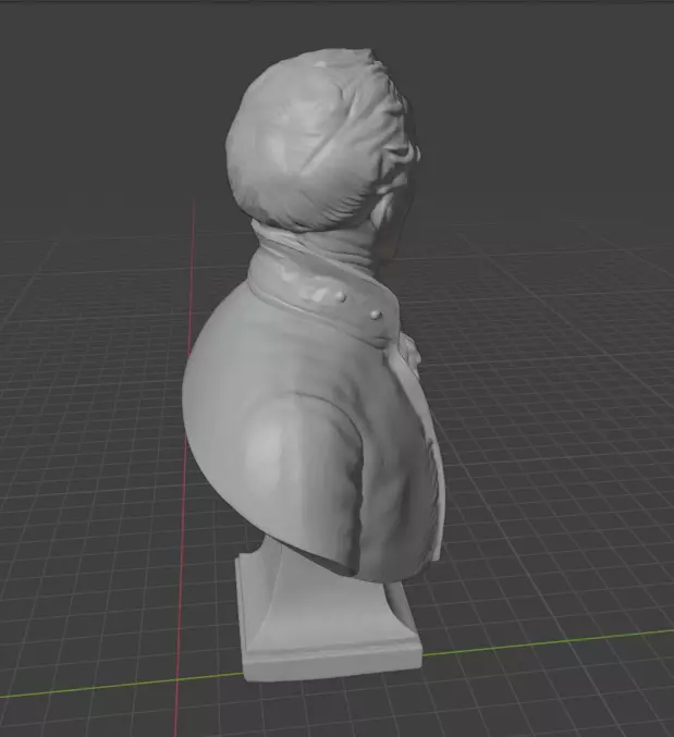 Pierre Simon Laplace 3D print model_12