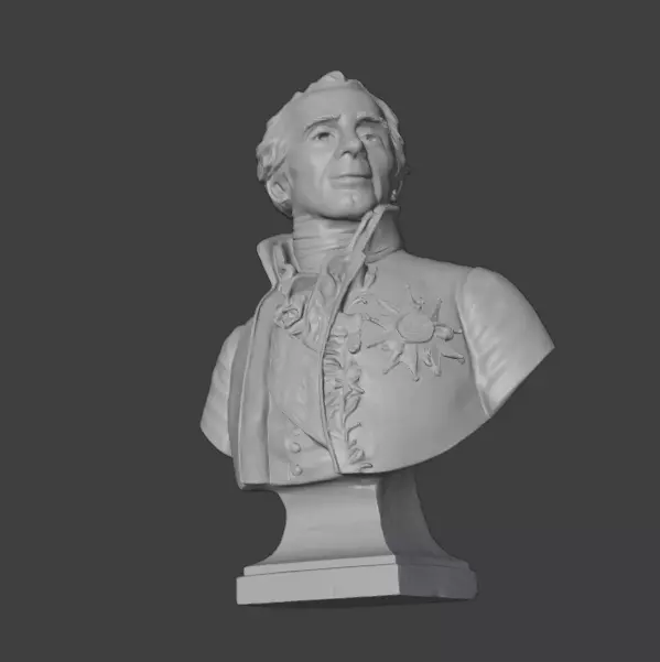Pierre Simon Laplace 3D print model_11