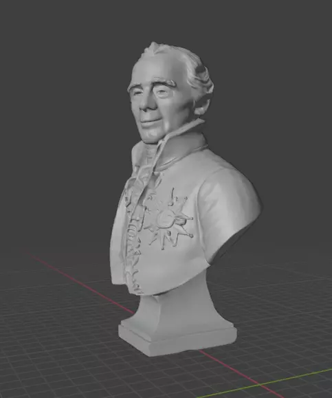 Pierre Simon Laplace 3D print model_2