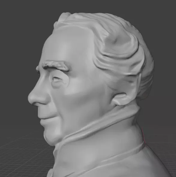 Pierre Simon Laplace 3D print model_19