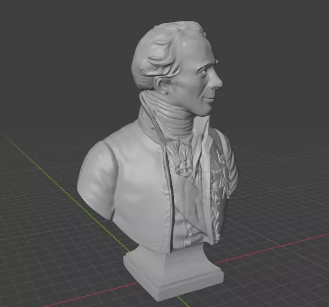 Pierre Simon Laplace 3D print model_15