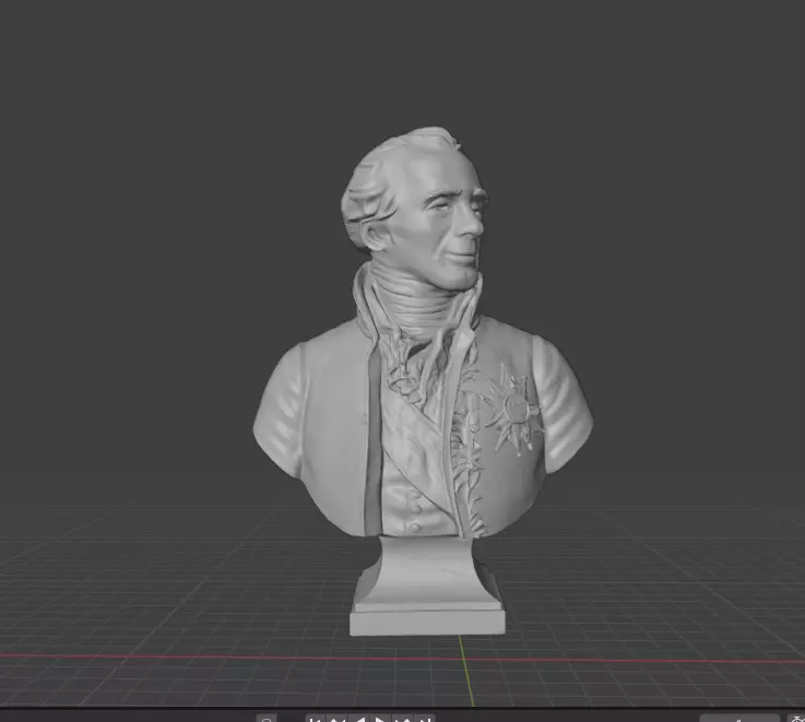 Pierre Simon Laplace 3D print model_4
