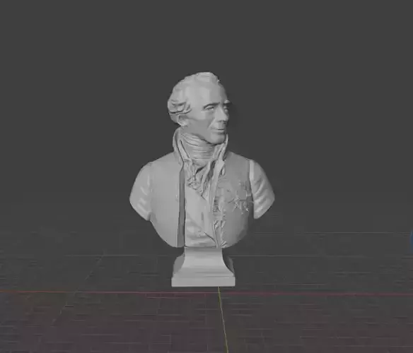 Pierre Simon Laplace 3D print model Pierre Simon Laplace 3D print model