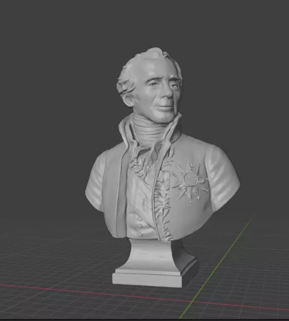 Pierre Simon Laplace 3D print model_5