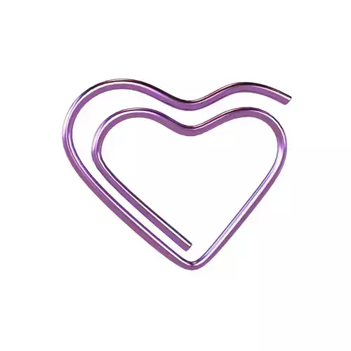 Heart Paper Clip v1 005