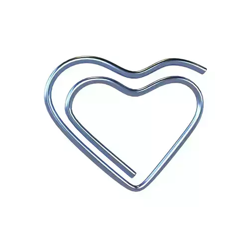 Heart Paper Clip v1 006