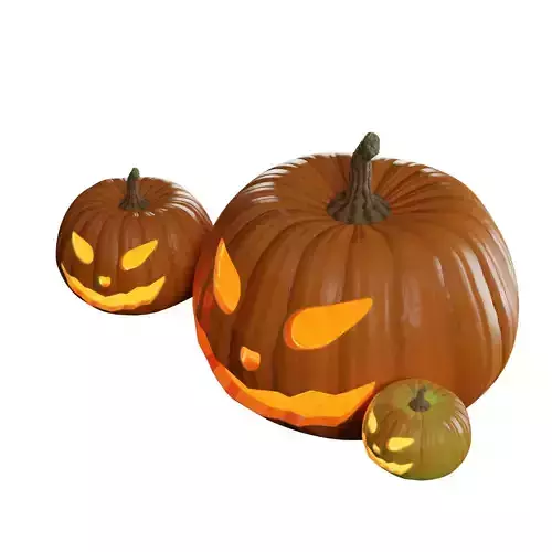 Halloween Pumpkin with face Jack-o-Lantern