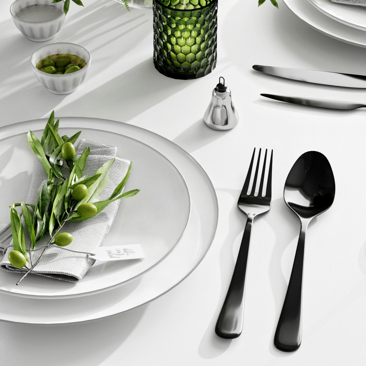 Table Setting 4 3D model_2