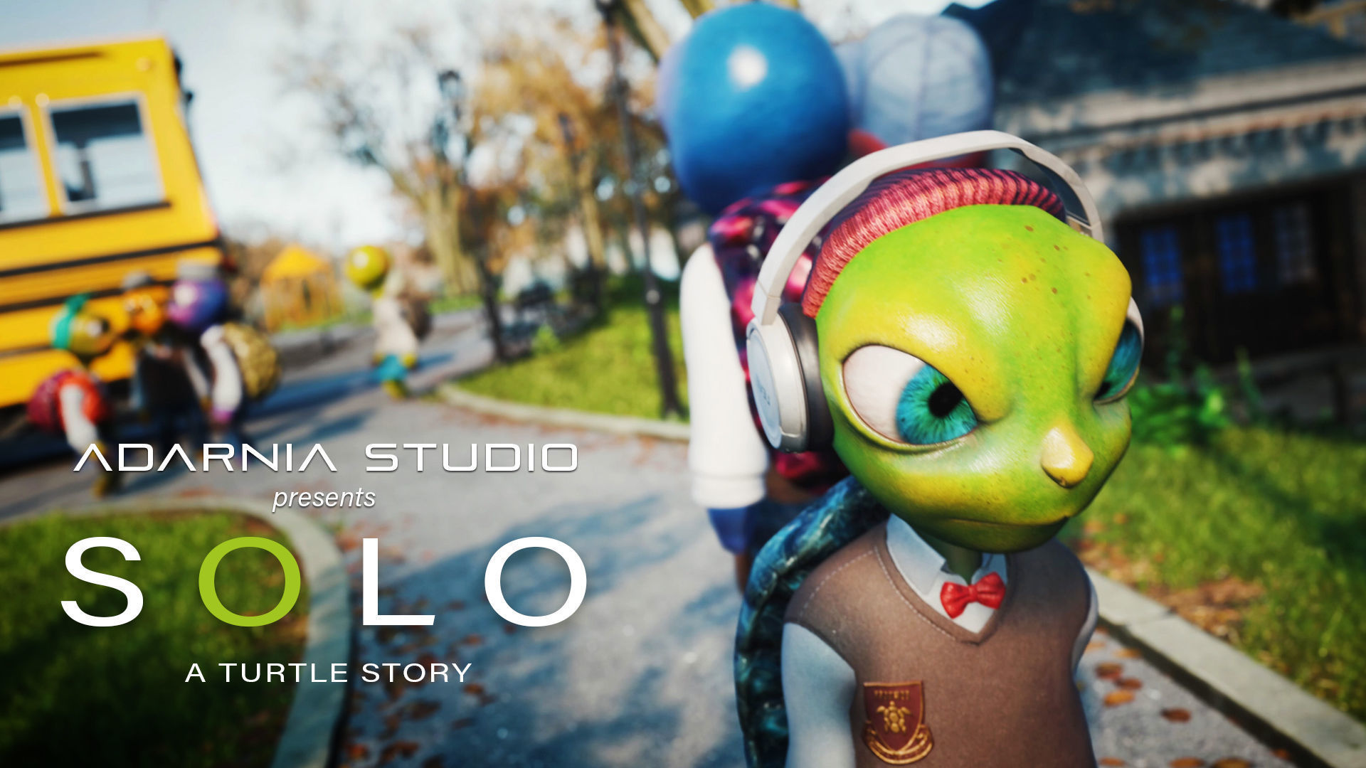 Turtle Character Rigged Cartoon Stylize 3D model Low-poly 3D model_8