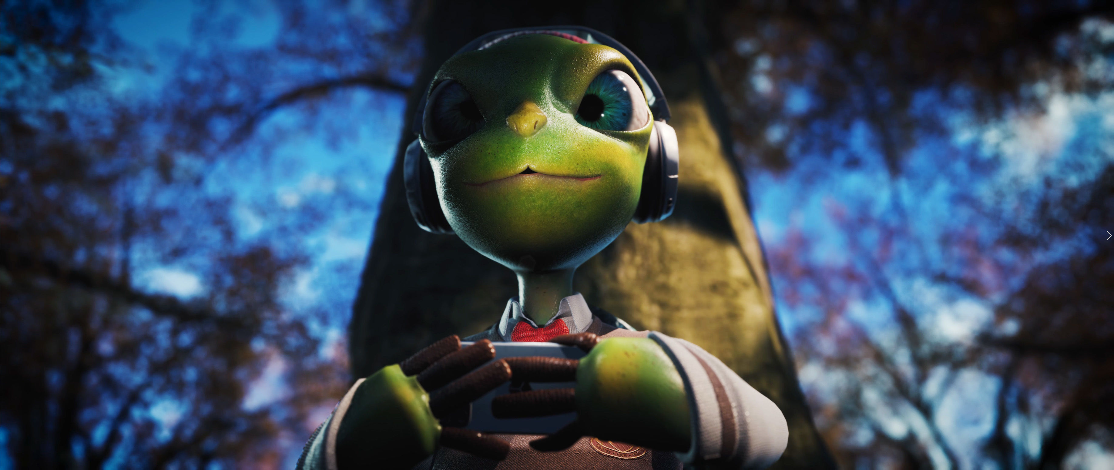 Turtle Character Rigged Cartoon Stylize 3D model Low-poly 3D model_4