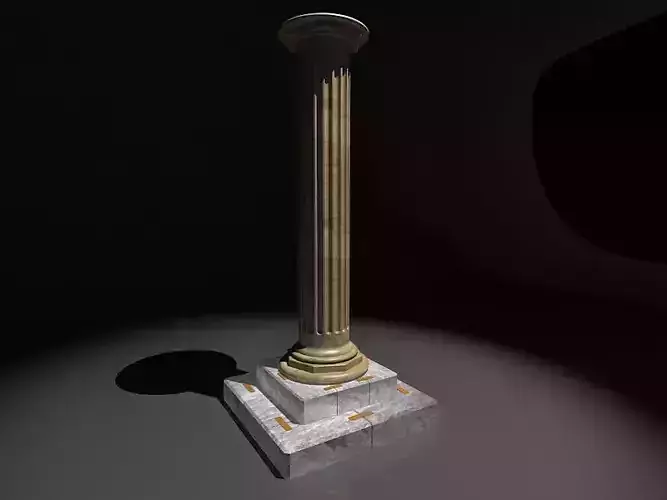 Classic marble column
