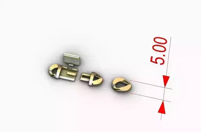 Bracelet-cubanlinks-with box clasp 