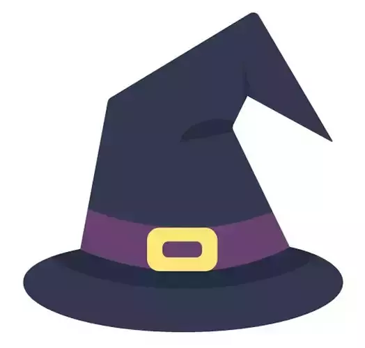 Halloween Witch hat cookie cutter