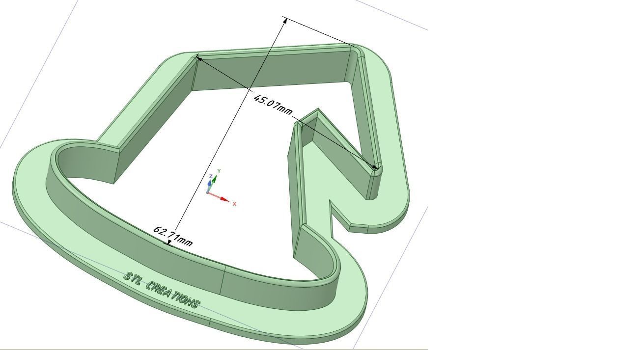 Halloween Witch hat cookie cutter 3D print model_1