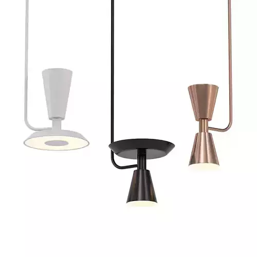ALAMBICCHI three different pendant lights