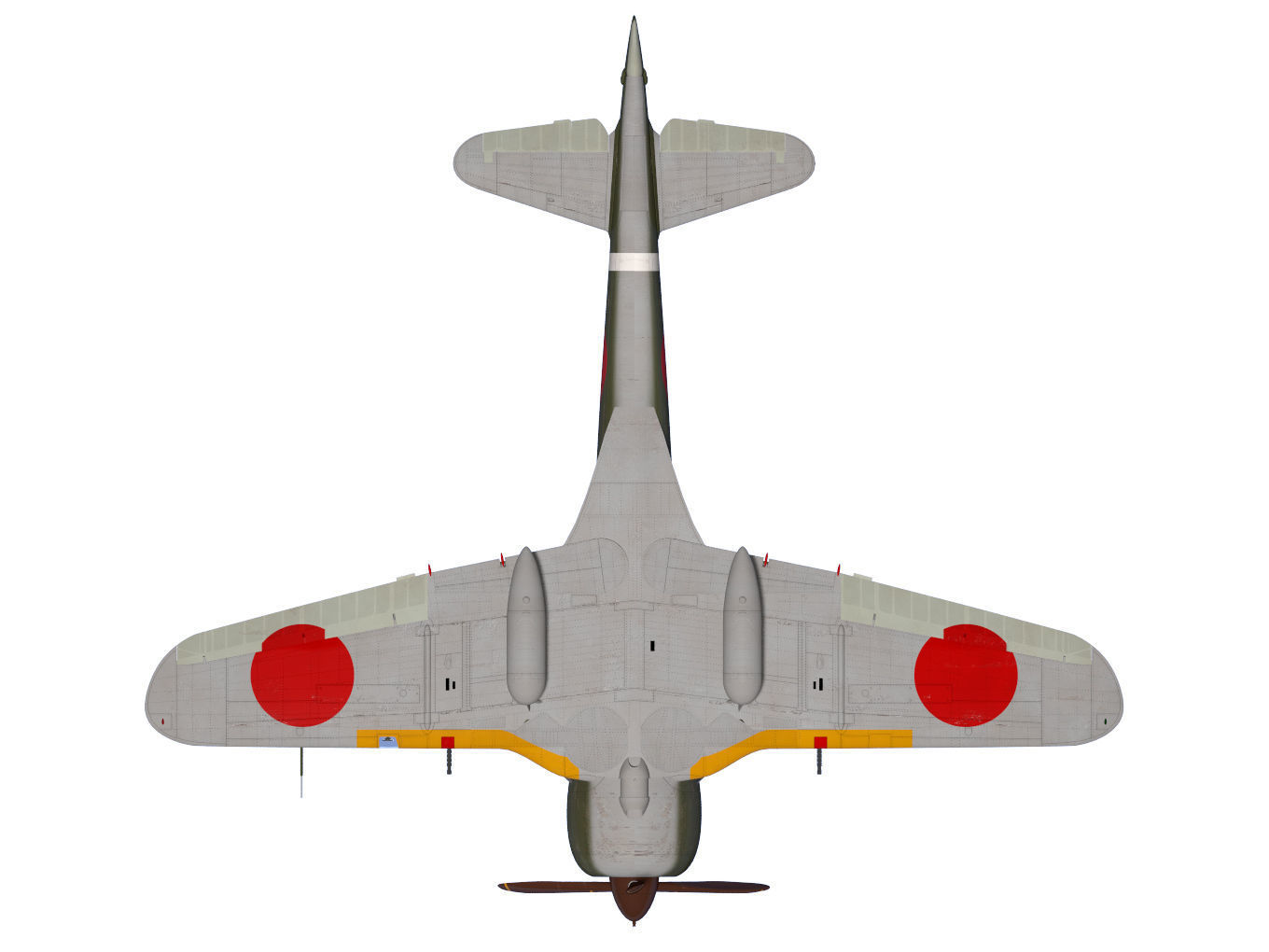 Nakajima Ki44 Tojo type II kou 3D model_12