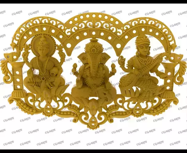 LORD GANESH JI  LAXMI PENDENT 