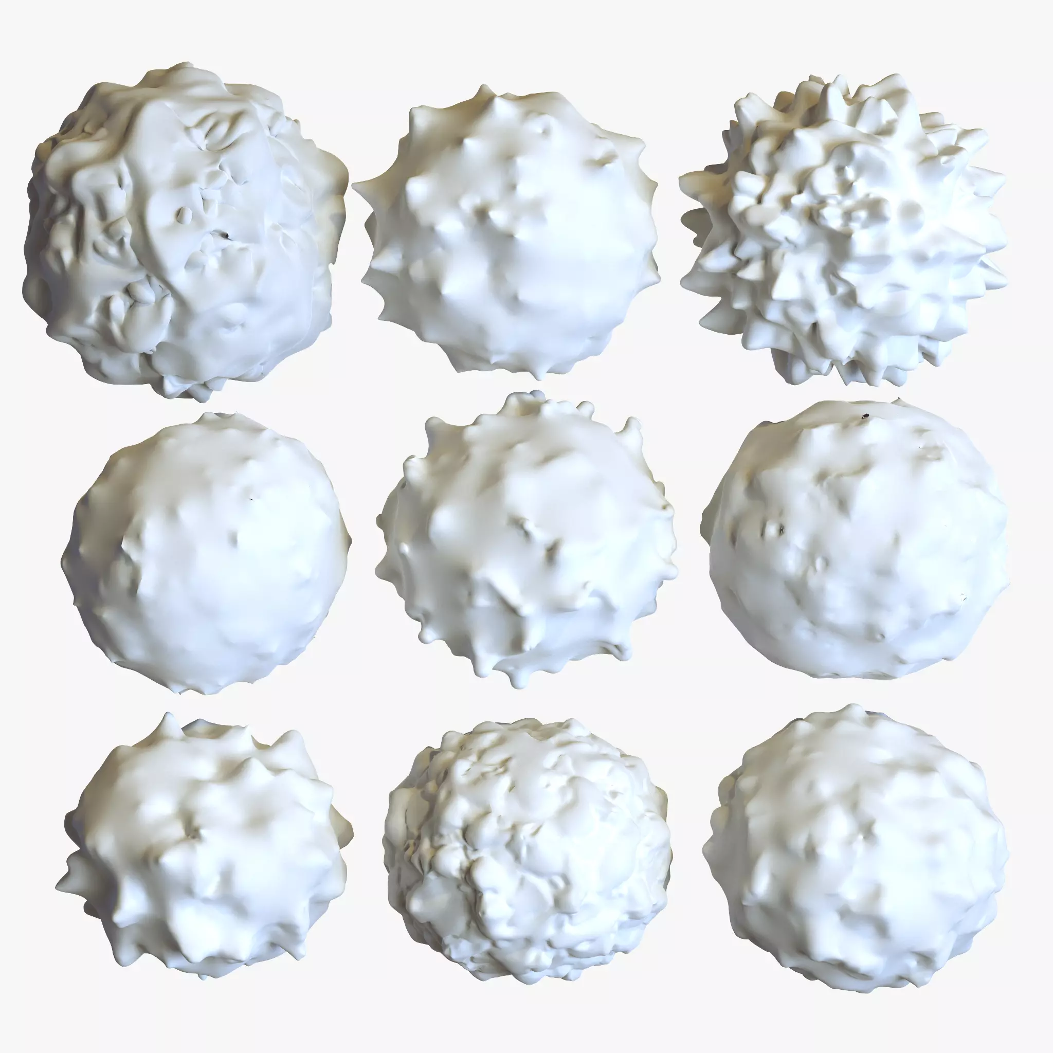 Lymphocytes Pack 3D model_0
