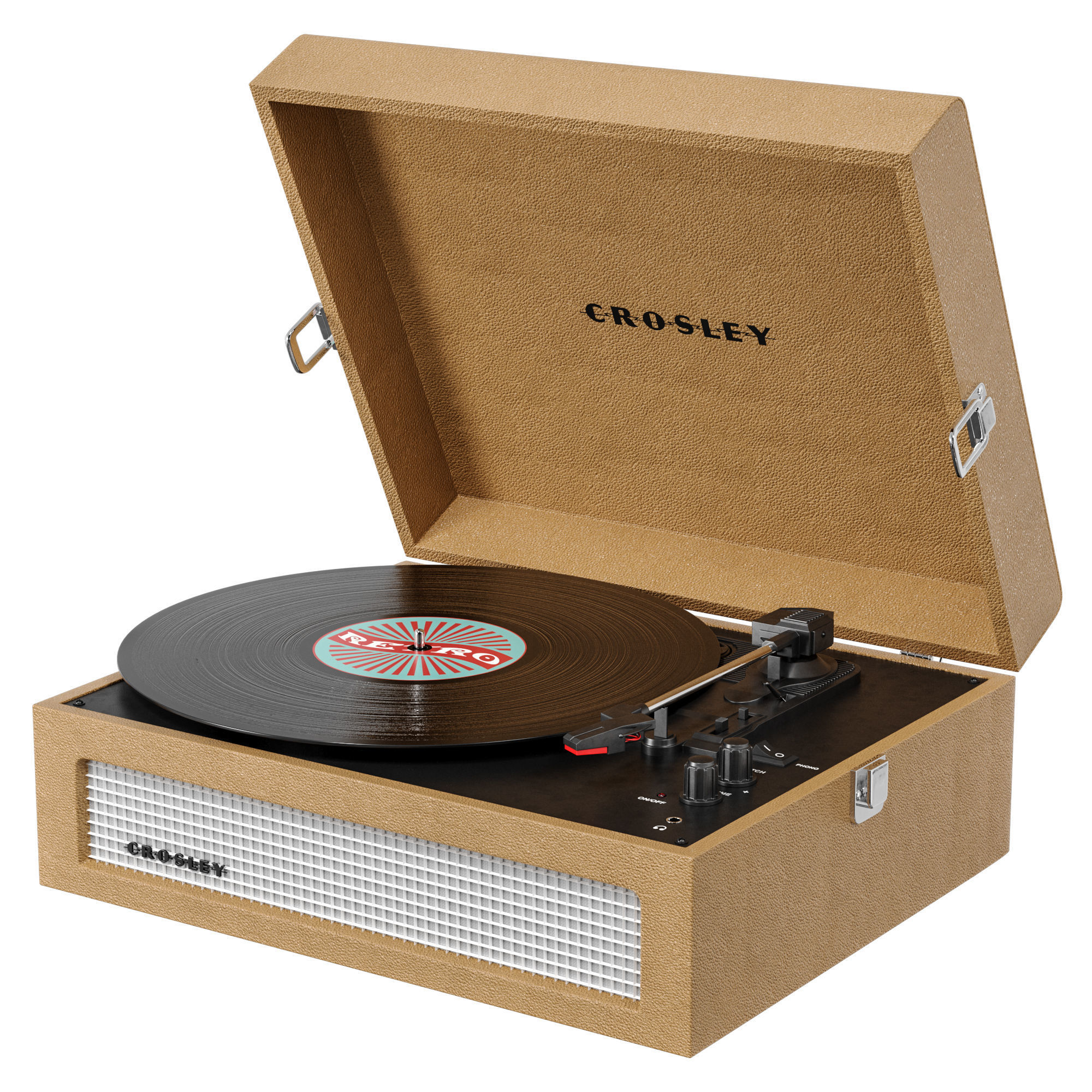 Crosley Voyage vinyl record player 3D model CGTrader