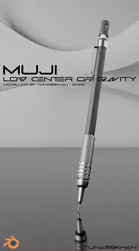 MUJI LOW CENTER OF GRAVITY PEN BLENDER MODELING