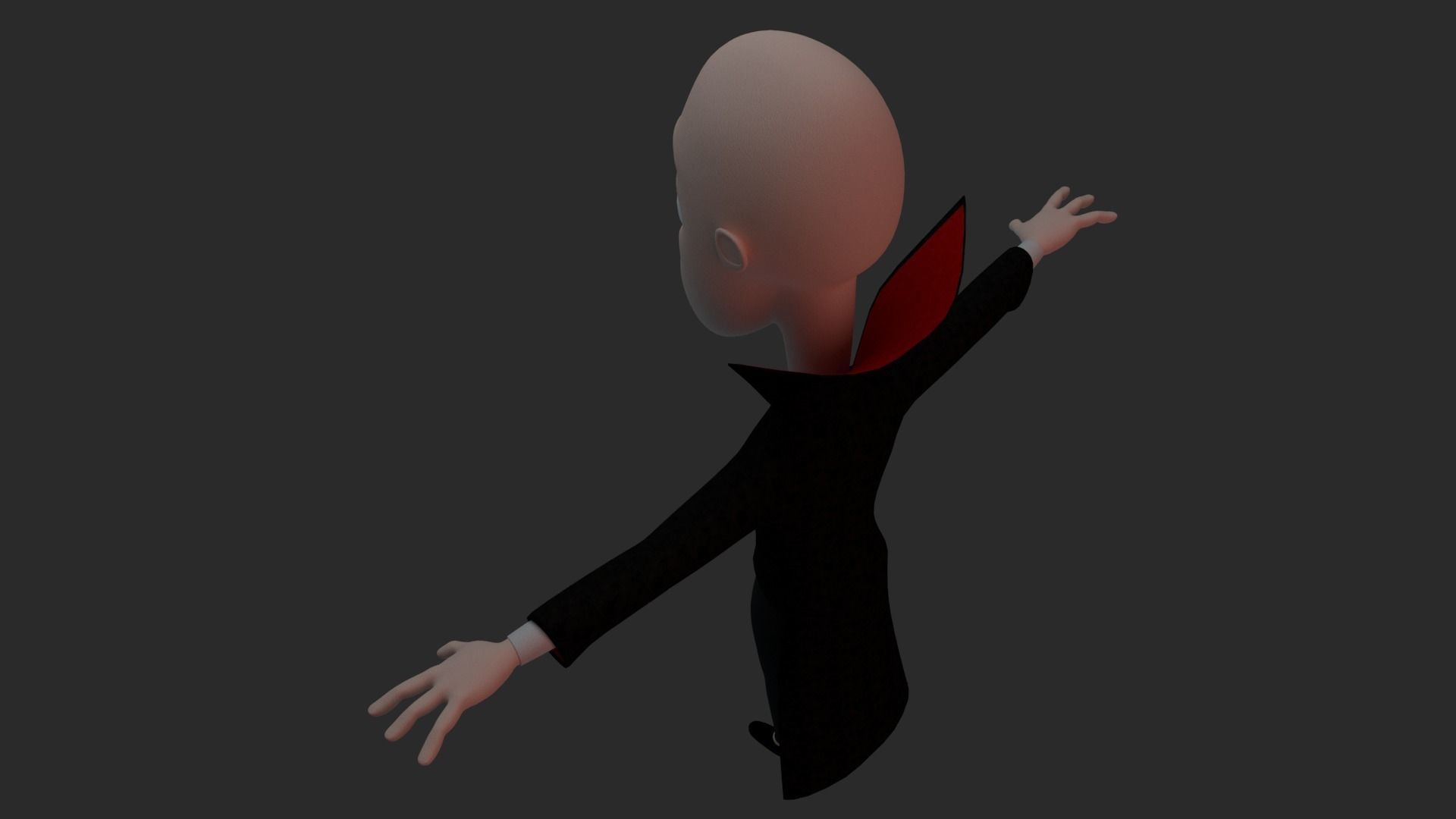 Baby Vladimir Character Halloween 3D model_10