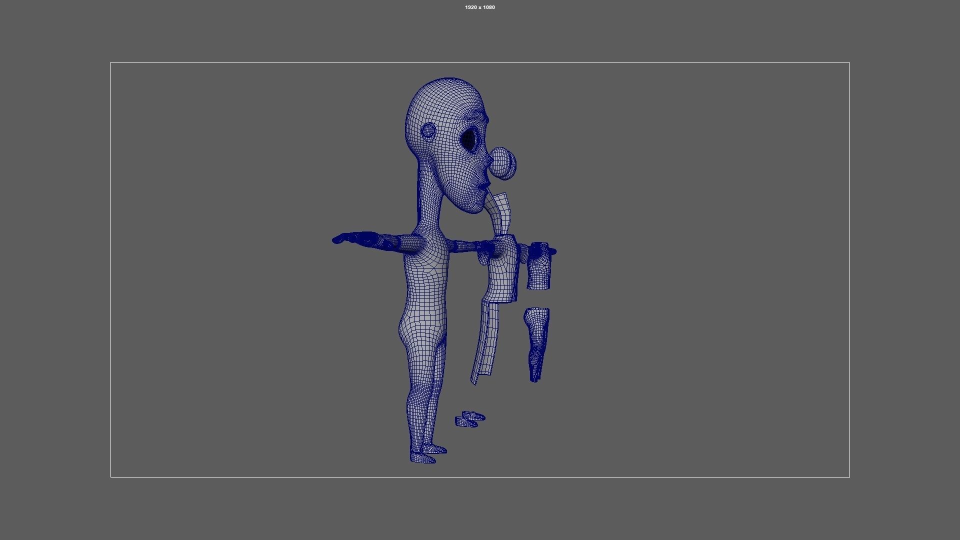 Baby Vladimir Character Halloween 3D model_19