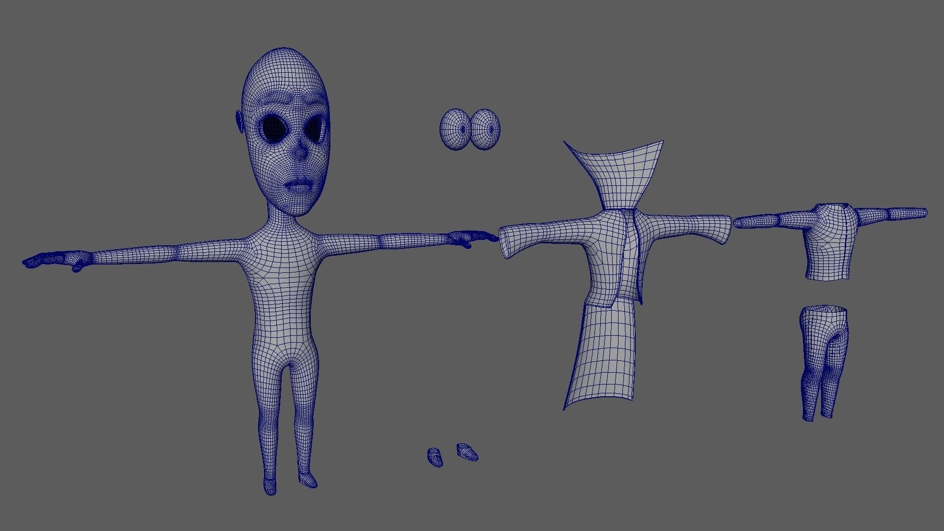 Baby Vladimir Character Halloween 3D model_15