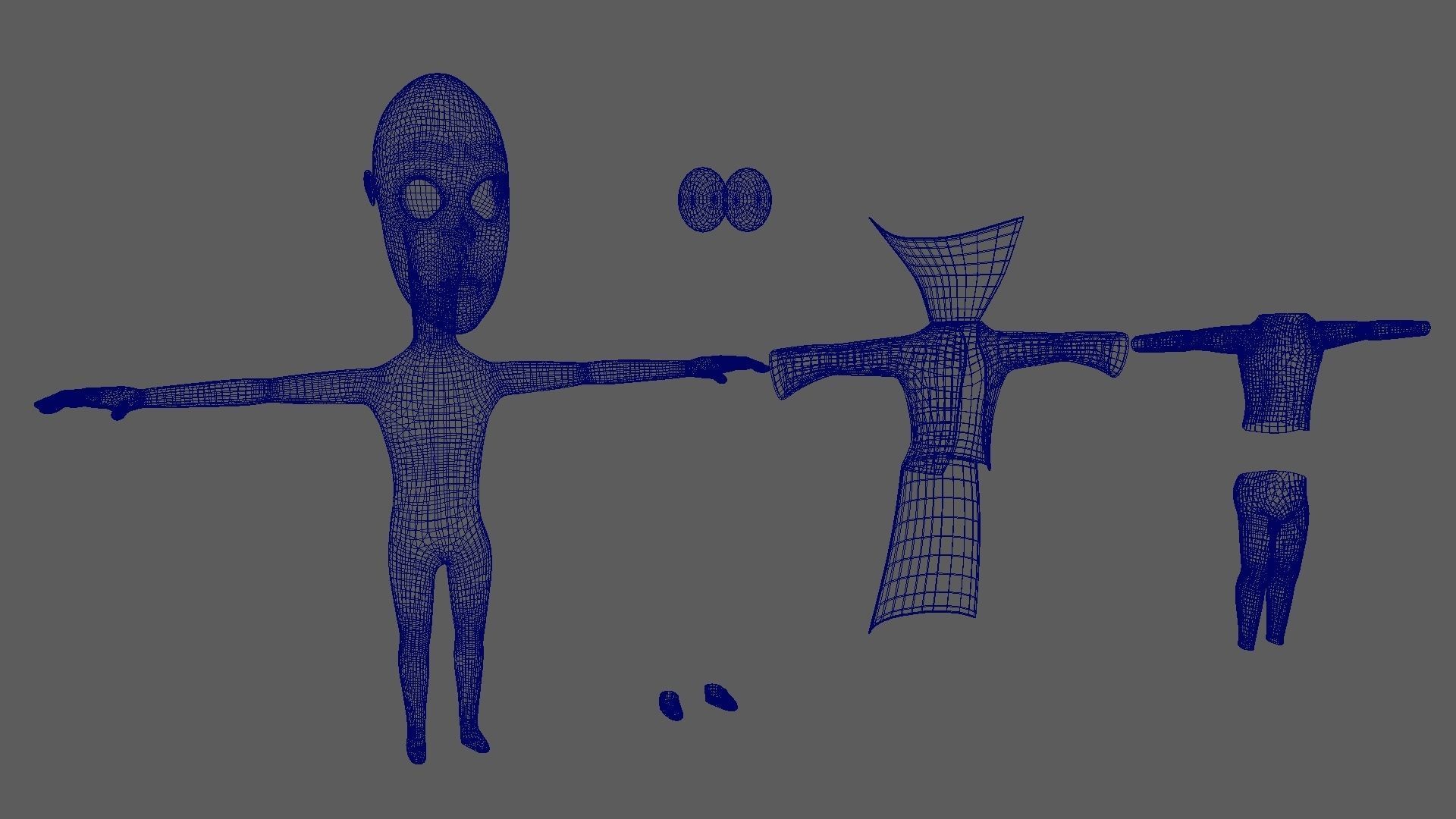 Baby Vladimir Character Halloween 3D model_17