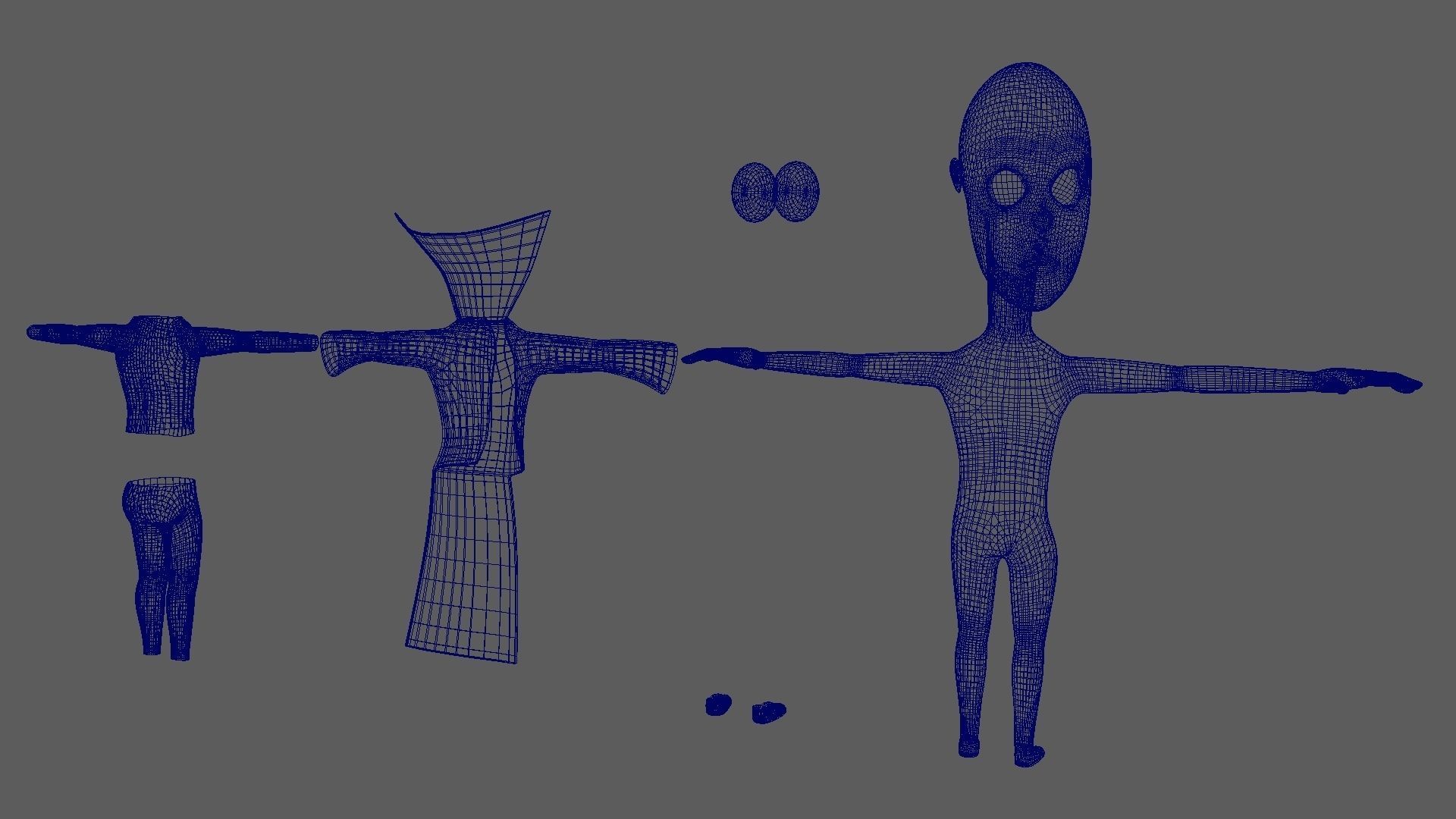 Baby Vladimir Character Halloween 3D model_21