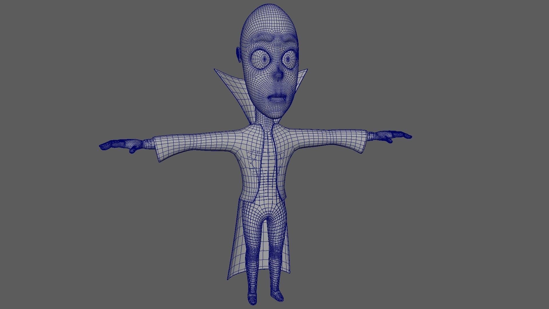 Baby Vladimir Character Halloween 3D model_16