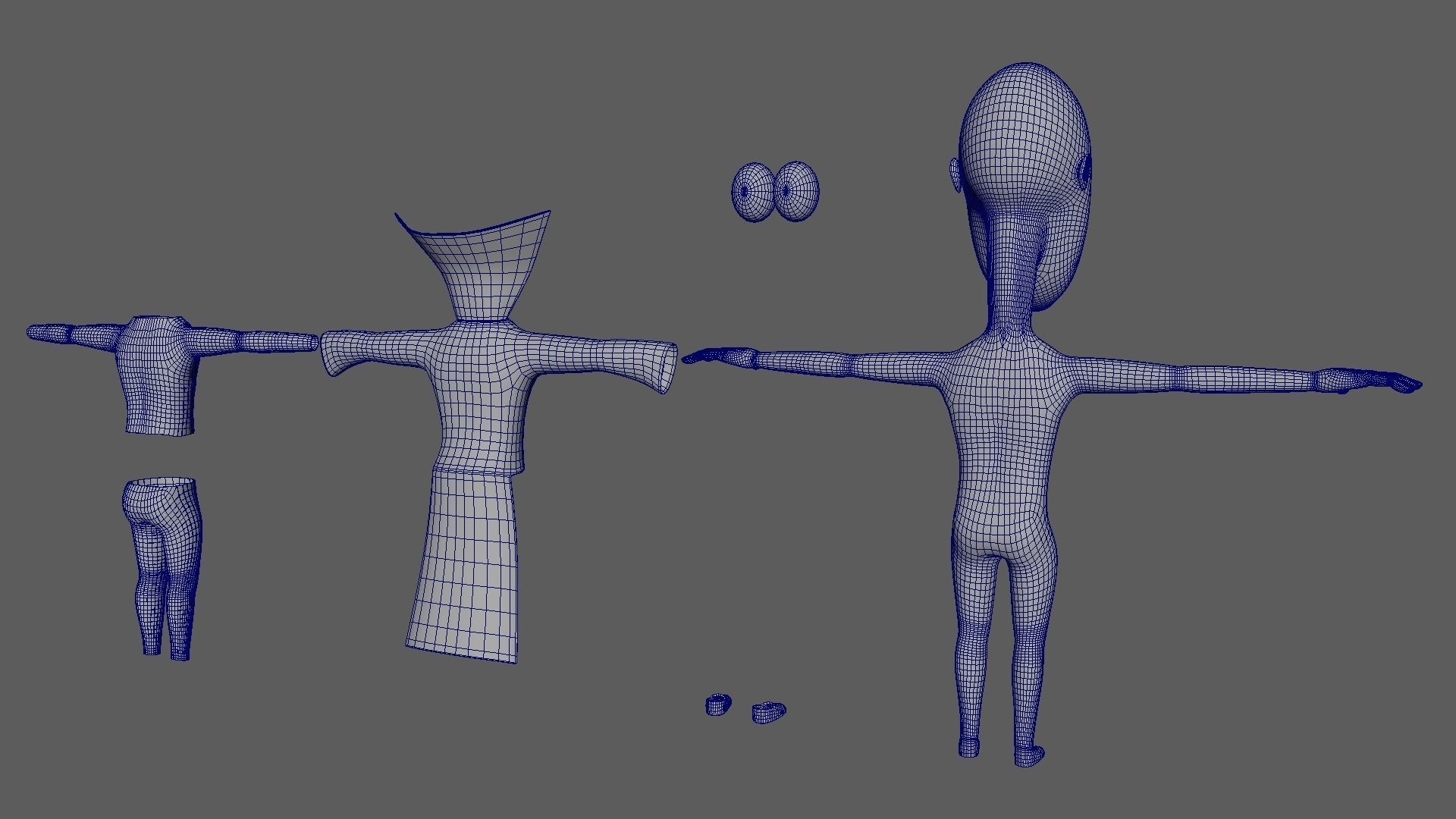 Baby Vladimir Character Halloween 3D model_22