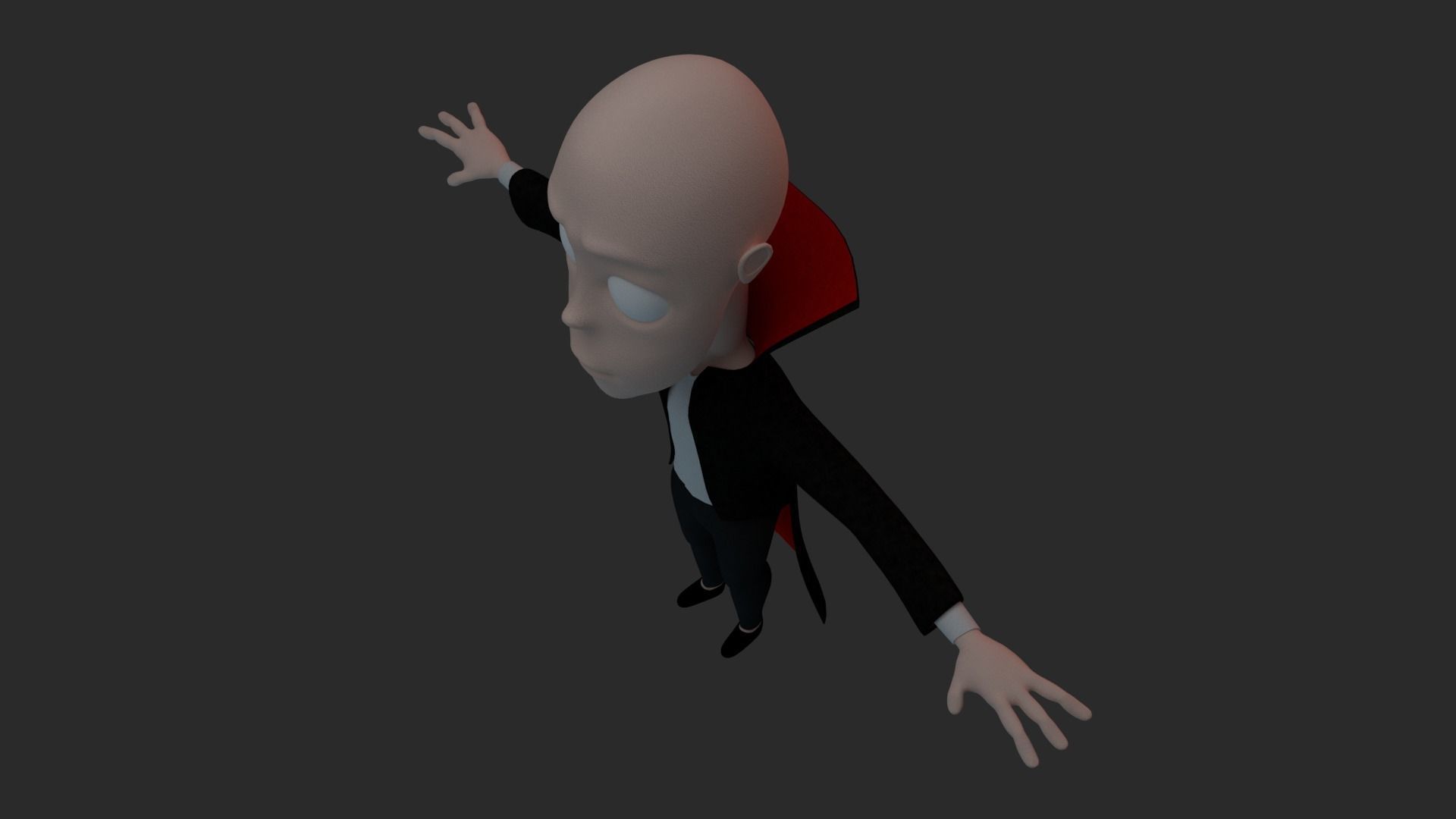 Baby Vladimir Character Halloween 3D model_9