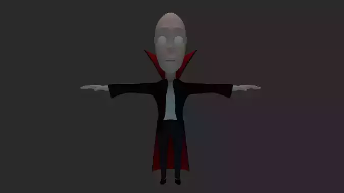 Baby Vladimir Character Halloween 3D model