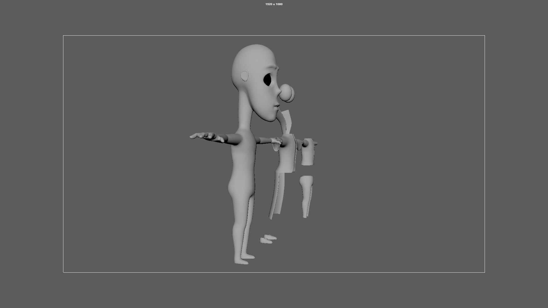 Baby Vladimir Character Halloween 3D model_18