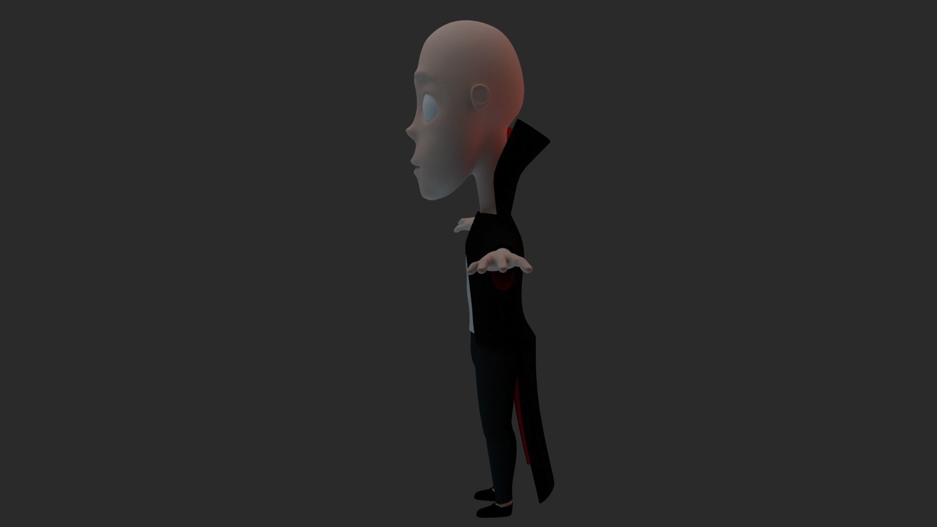 Baby Vladimir Character Halloween 3D model_1