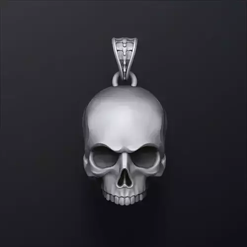 Skull Pendant 3D print model
