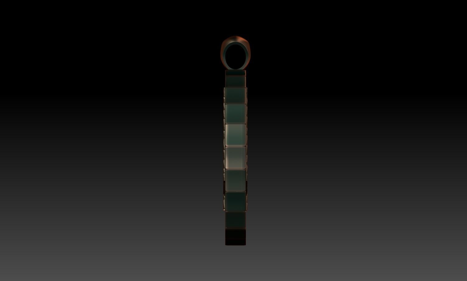 Valknut pendant 3D print model_4