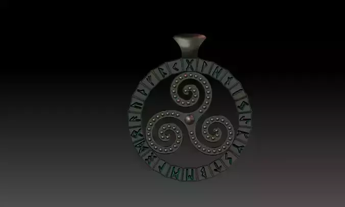 Triskelion pendant