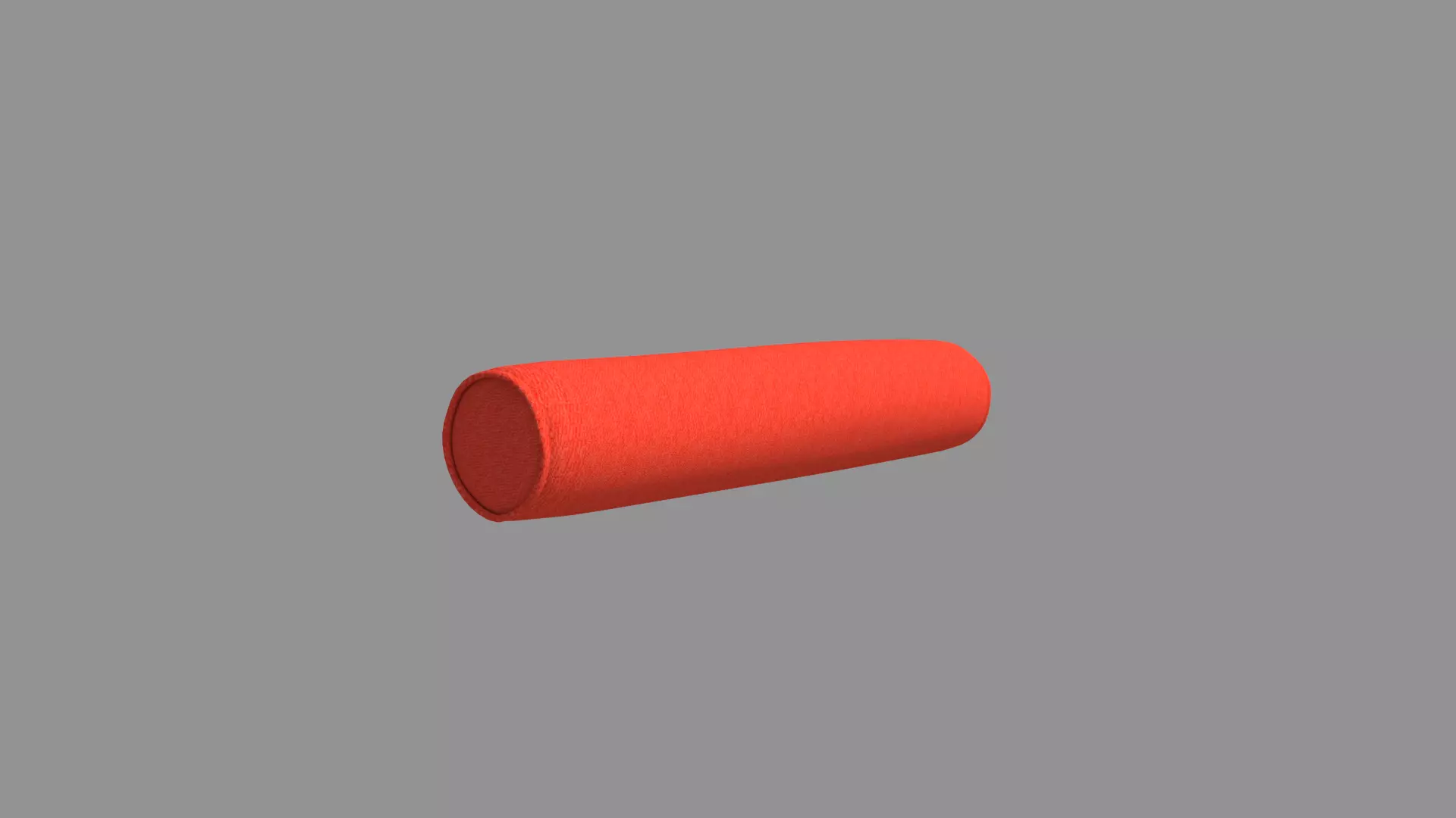 Neck Roll Pillow 3D model_0