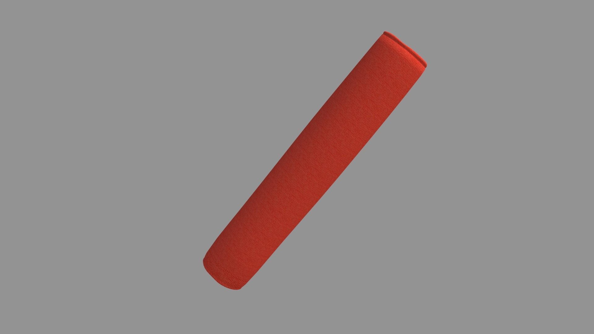 Neck Roll Pillow 3D model_5