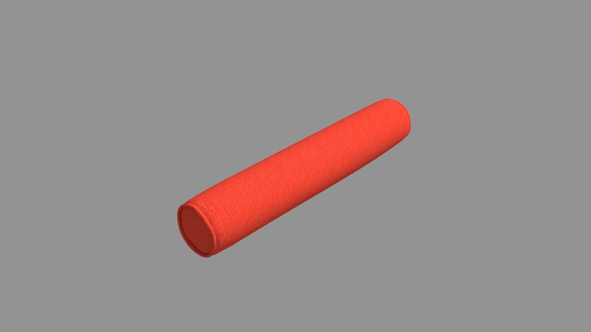 Neck Roll Pillow 3D model_6